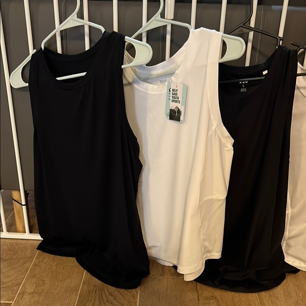 Collection of 6 Sleeveless Work out Tops
